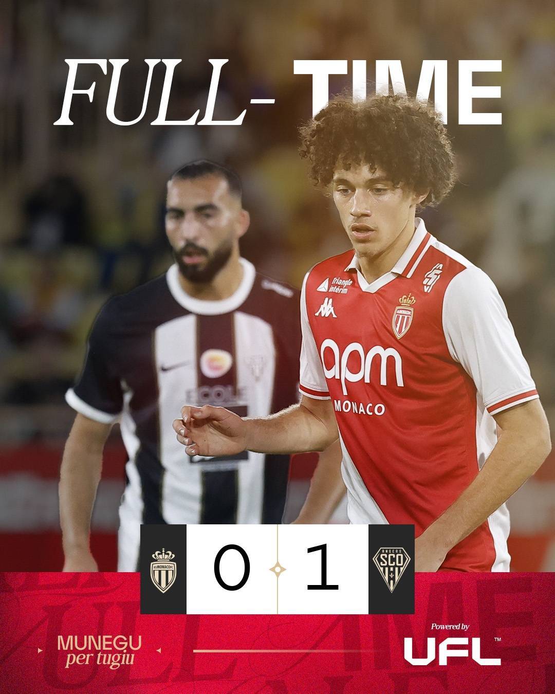 摩纳哥客场负于朗斯，连败告终